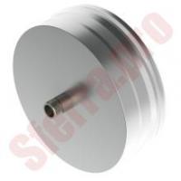 Заглушка нерж.  d 350 с конденсатоотводом 3/4"  М(В)