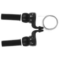Шифтеры CSTAR, T-70, левый/правый, 3x7 ск., трос+оплётка, грипсы 90 мм
