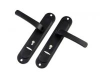 Комплект ручек S-Locked 177-232 BL к замку Гардиан ЗВ-1011, 3011 черные матовые