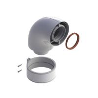 Угол коакс. 60/100  90*  Baxi,Ariston (A013-2)