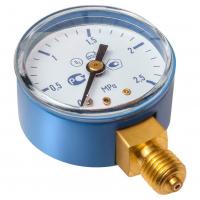 Манометр  1/4"(М12х1,5) 25МПа  d- 50мм  (кислород) радиальный нижн.подкл.