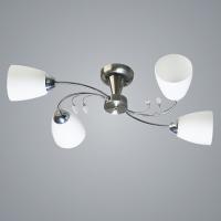 Люстра SH1203/4 СR+SN хром/сатин 4х40W E27 d700, SHGN20