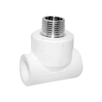 Тройник РР НР 25х1/2" бел.