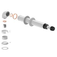 К-т дымоходов коаксиальный 60/100 1000мм СК-Р BOSСH,BUDERUS,PROTHERM-(РусКл.)