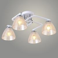 Люстра GH60087/4A WT+CR белый/хром 4х60W E27 d540 h250, KK22