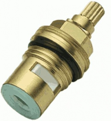 Кран букса 1/2 кер 20 шлиц под крест на 90° L52-4 (с резьбой)