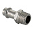 Переходник соединитель 15х1/2"  НР нерж. VTi.901
