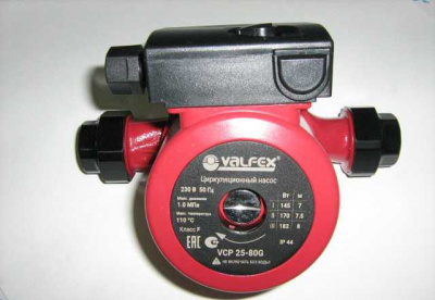 Цирк. насос  VALFEX VCP 25\80 G-180 (с рез.соед.)