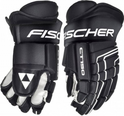 Перчатки хоккейные Fisher CT150 (Черн.) (14")