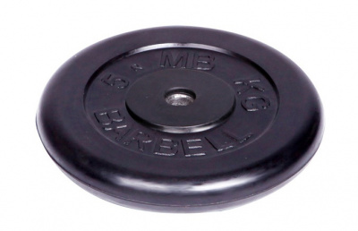 Диск обрезин.(черный)  0,5кг d26 мм Barbell