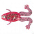 Лягушка съедоб. Helios Crazy Frog 2,36"/6,0 см Silver Sparkles & Pink (HS-22-035)