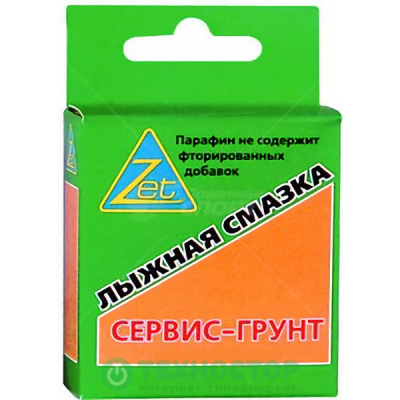 BASE парафин CH без фтора Теплый Zet Servise коричневый для базовой обработки 50гр.