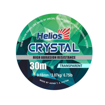 Леска нейлоновая Helios Crystal 0,25 мм 30 м