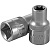 Головка торцовая 1/2" удлиненная, 12 мм, 6-гранная, CrV,  под квадрат Stels 13845