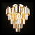 Люстра E1973/8+6 FGD золото 8х40W E27+6x3W LED ПДУ d450 h470, QH21