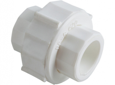 Муфта разъемная РР 32*32 бел. PRO AQUA