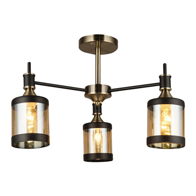 Люстра Escada 599/3P E27*60W Antique brass/Black