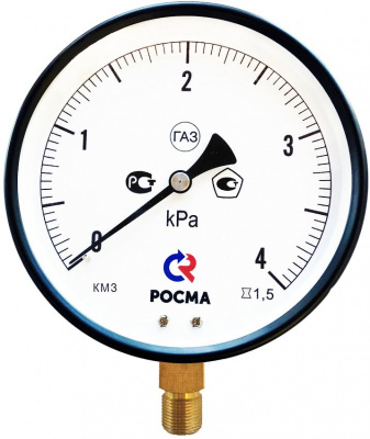 Напоромер КМ- 22Р 4,0 кПа  1,5  G1/2"