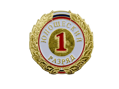 Знак I разряд (юношеский)