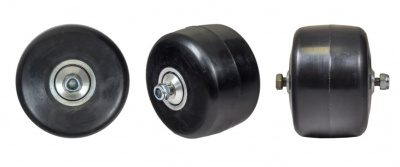 Ролик для лыжероллеров d 70х50мм.классич., каучук, без храпового механизма