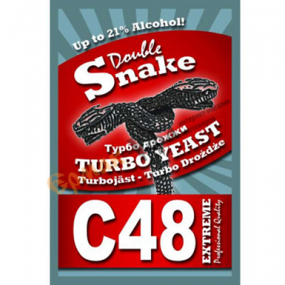 Дрожжи спиртовые Турбо DoubleSnake C48 130 гр.