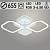 Люстра DK06068B/4 PR WH белый 96W+8W LED RGB 3000-6500K d655 ПДУ(ИК) диммер, HN23